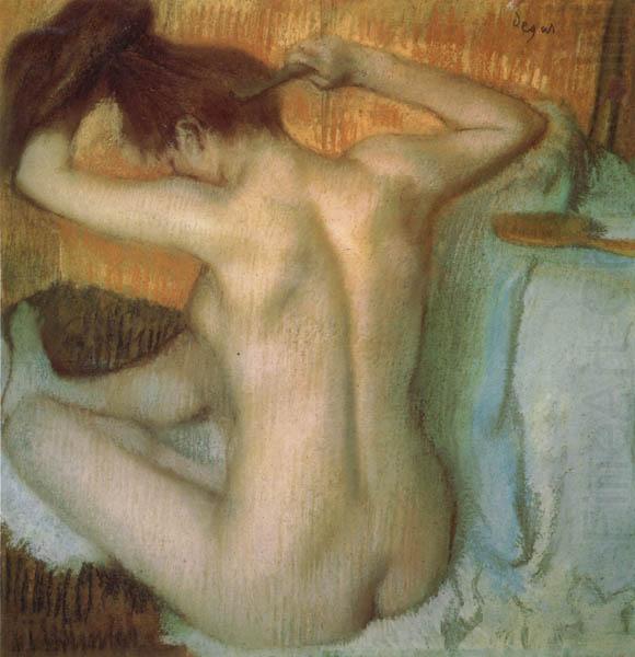 Edgar Degas Woman Combing Her Hair china oil painting image
